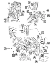 Genuine Mopar Hex Head Screw 6508024AA