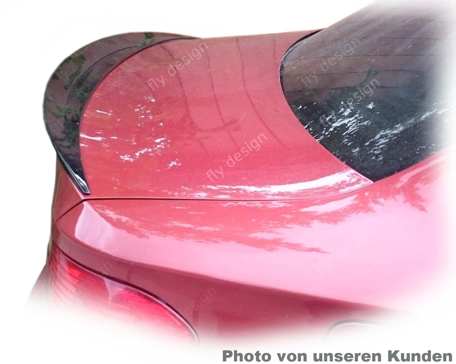 Rear Spoiler Fits for BMW 1er E82, Spoielrlippe Bodykit Wings Black Gloss