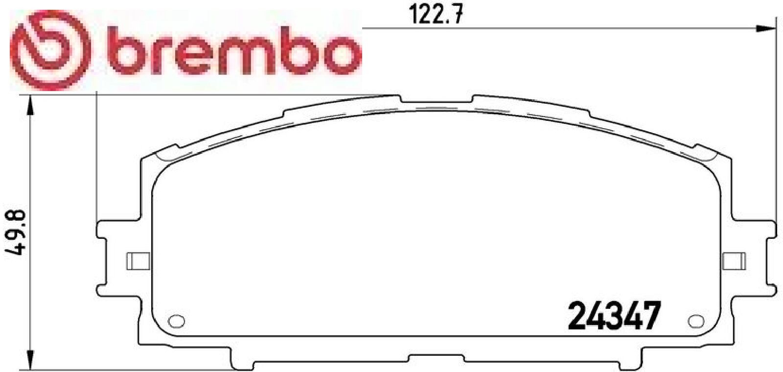 Für BREMBO KLOCKI SZCZEKI CYLINDERKI P 83 086 BRAKE PADS FRONT - Bild 3