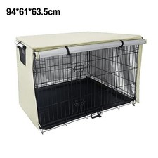 Waterproof Dog Kennel Cover for Comfortable Enclosure and Reduced Anxiety