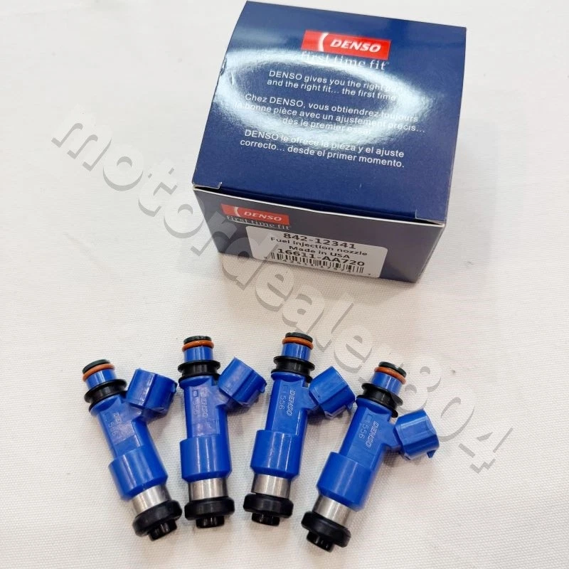 4 piezas NUEVOS INYECTORES DE COMBUSTIBLE DENSO 565cc 16611-aa720 para wrx sti impreza legacy 2,5 l Foto 3 de 4