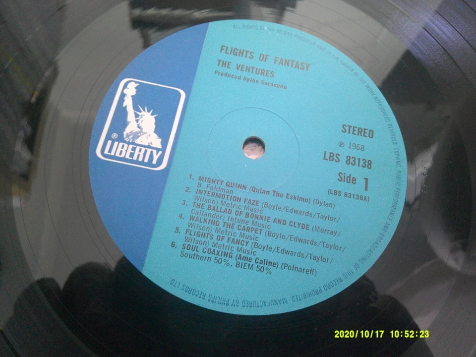 THE VENTURES Flights Of Fantasy 1968  stereo  LIBERTY   near mint - Image 4 of 4