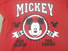Vintage 90s MICKEY UNLIMITED Disney Tee OSFA Made in USA Single Stitch Red 50/50
