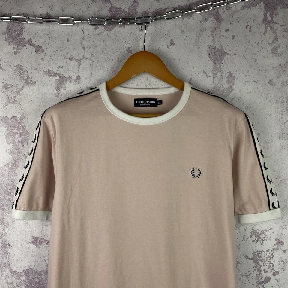 Camiseta De Colección Fred Perry Para Hombre Camiseta de Lujo Logo Grande Clásica Y2K Talla XL Foto 2 de 4