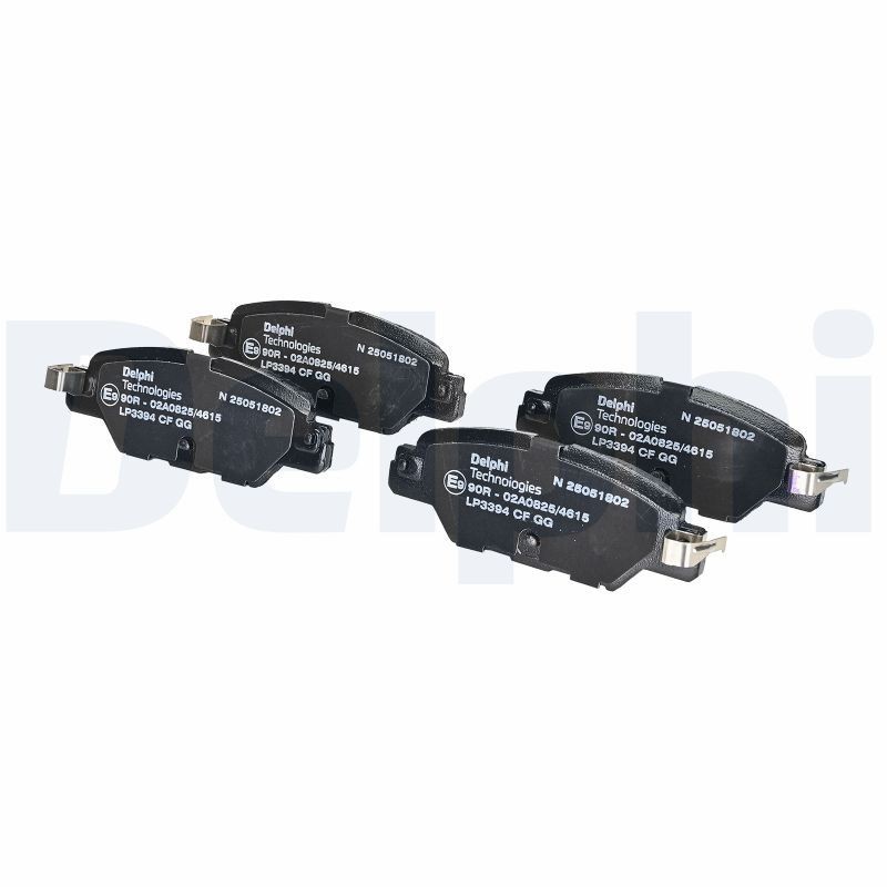 Rear Disc Brake Brake Pad Set Delphi LP3394 Fits Mazda CX-5 Braking System