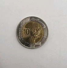 Philippines 2015 150 Years Gen. Miguel Malvar 10 Piso.Commemorative Coin.Circul.