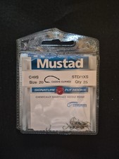 Mustad Size 20 Caddis Fly Fishing Hooks