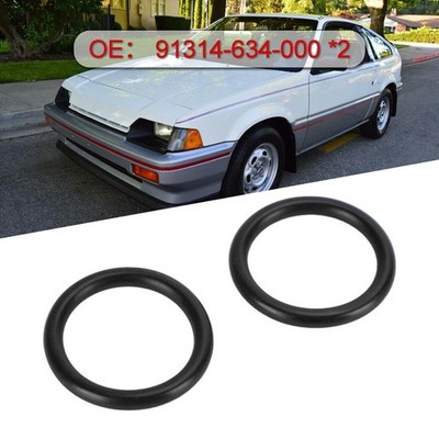 2 x Coolant Connecting Pipe O-ring Set 91314-634-000 Für Honda Civic CRX Accord,