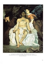 (2) Edouard Manet Art Prints Dead Christ w/ Angels 1864 & Reading 1868-69
