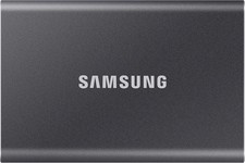 Samsung T7 Portable SSD - 1 TB - USB 3.2 Gen.2 External SSD Titanium Grey