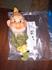 Antique Made In Japan Old Asian Man Knee Hugger Christmas Ornament