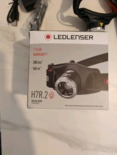 LED Lenser H7R.2 Head Torch Boxed Used Twice With Rechargeable Battery