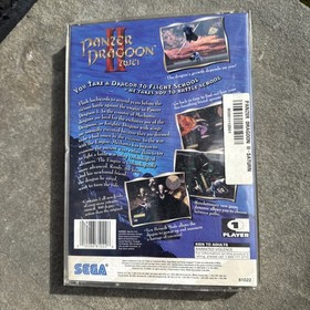 Panzer Dragoon II Zwei (Sega Saturn, 1996) Complete w/Case, Manual + Reg Card!!