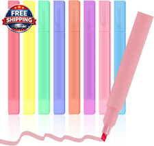 Highlighters Assorted Colors, 8 Pcs Bible Highlighters, Aesthetic Cute Pastel Hi