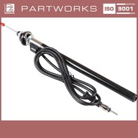 Antenne FüR Porsche 356 A/B 911 F 912 914 Ausziehbar Verchromt Spitze ROT