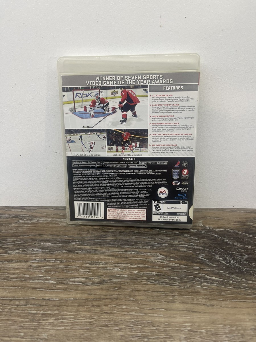 NHL 09 ** - Sony Playstation 3 PS3 - Complete In Box CIB