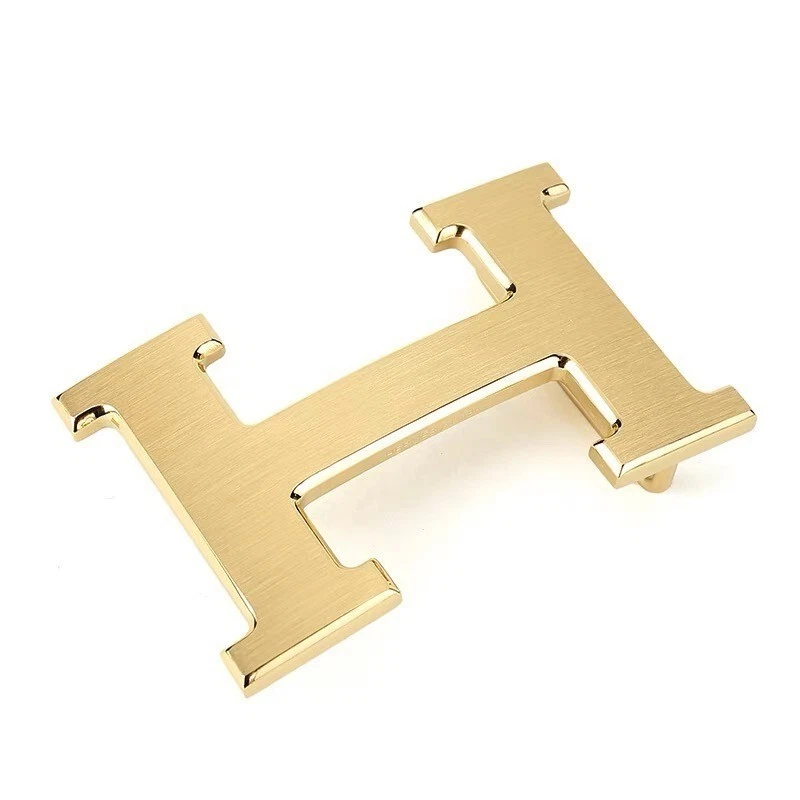 Hebilla de cinturón Constance cepillada en oro 38 mm H Foto 2 de 4