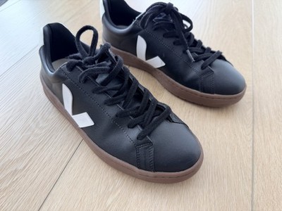 Veja Men's Urca CWL in Black White, Sz 9