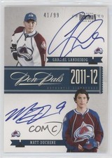 2011 Panini Dominion RPS Pen Pals 41/99 Gabriel Landeskog Matt Duchene Auto 0i5j