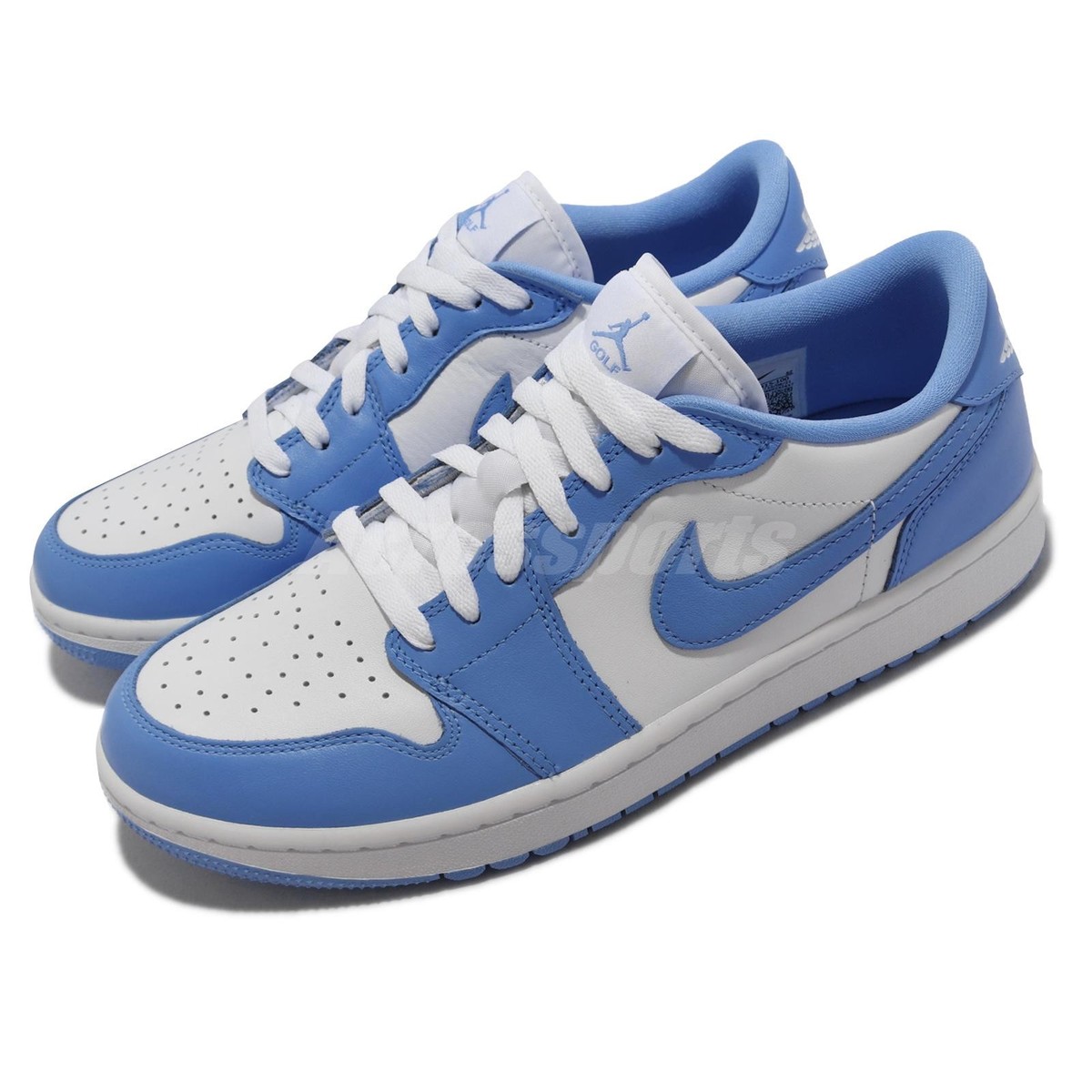 シューズ(男性用) NIKE Air Jordan 1 Low G University Blue Nike Air Jordan 1 Low Golf University Blue UNC White Men AJ1 Shoes