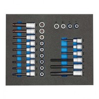 "Gedore Satz SchraubendrehereinsäTze 1/2\" In 2/4 Check-Tool-Modul"