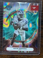 Kevin Jennings 2025 Bowman University Best Aqua Lava /199 - SMU Mustangs