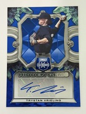 2023 Panini Elite Extra Edition Trystan Vrieling RC Auto Blue Hidden Gems HG-TVG