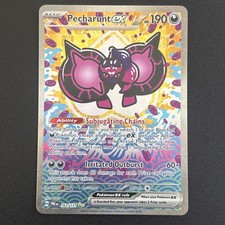 Pecharunt EX Prismatic Evolutions Holo Pokemon Card 163/131 SIR