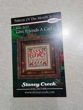 Stoney Creek Cross Stitch Pattern Of The Month June 2011 Give Friends A Call