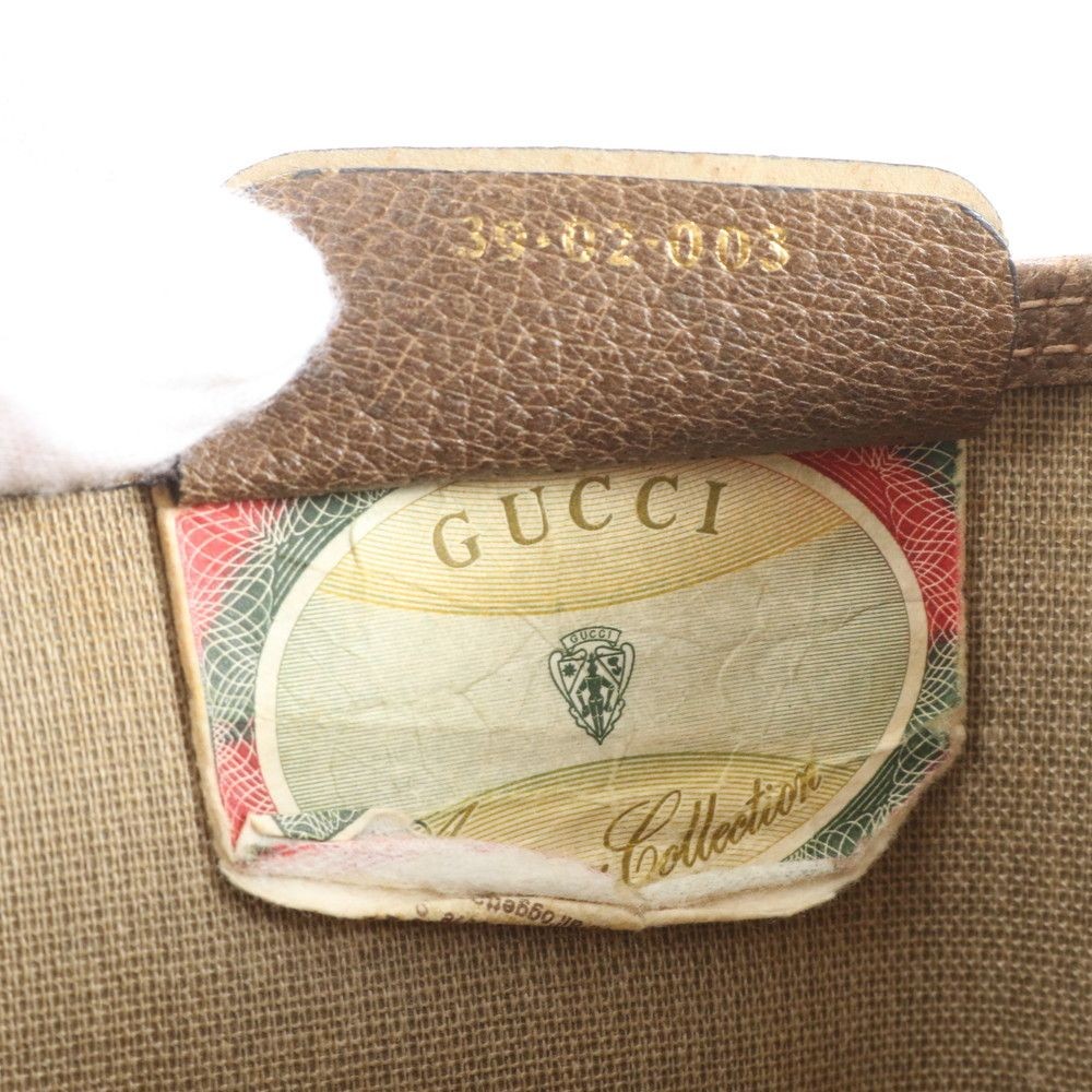 GUCCI GG Sherry Line 39 02 003 Leather Tote Bag Shoulder Brown Beige From Japan thumbnail 9
