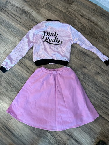 Girls Charades Poodle Skirt And Pink Ladies Jacket Size XL - Picture 2 of 4