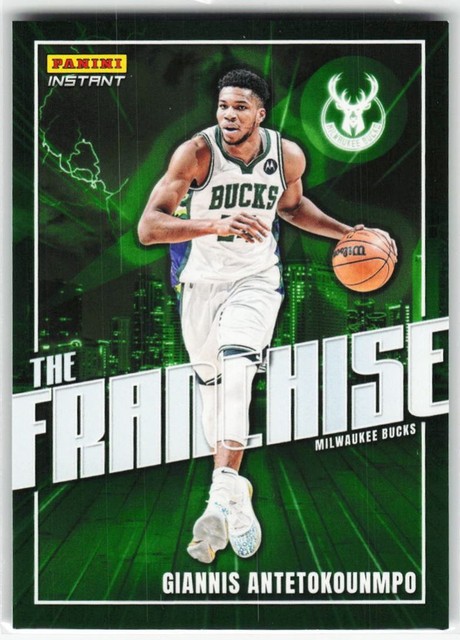 2021-22 Panini Instant The Franchise Giannis Antetokounmpo #SF-17 /596 Milwaukee