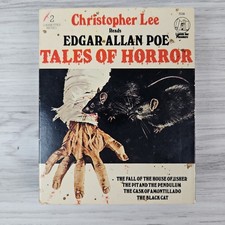 Christopher Lee Reads Edgar Allan Poe Tales Of Horror Audio Cassettes