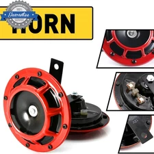 2Pcs 115DB Compact Blast Electric Super Loud Tone Car Air Horn Kit 12V