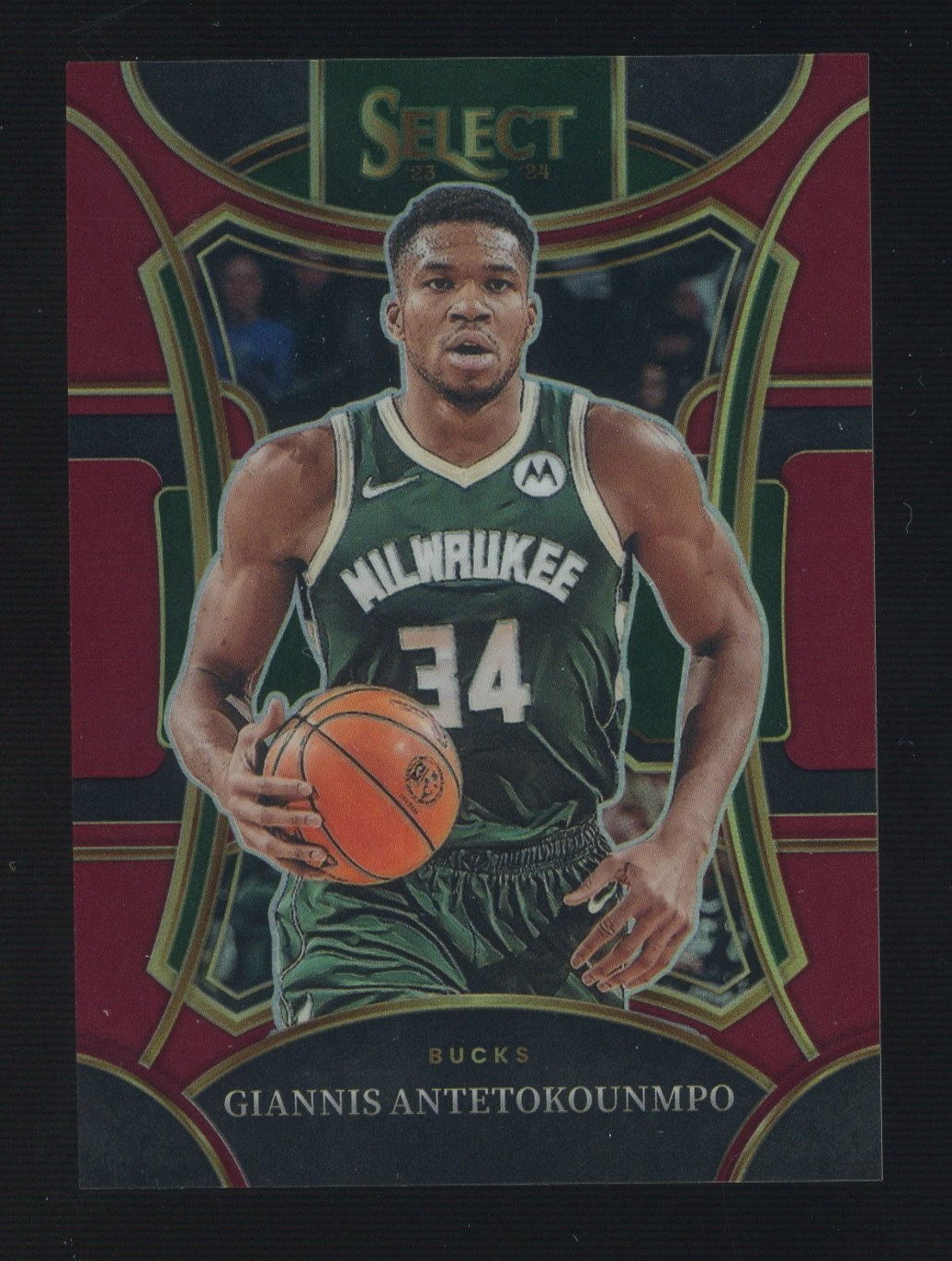 2023-24 Panini Select Maroon Prizm #341 Giannis Antetokounmpo Bucks 87/175