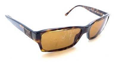 Versace MOD 4198 879/71 Brown Rectangle Eyeglasses Frames 57-16 140 Italy Unisex