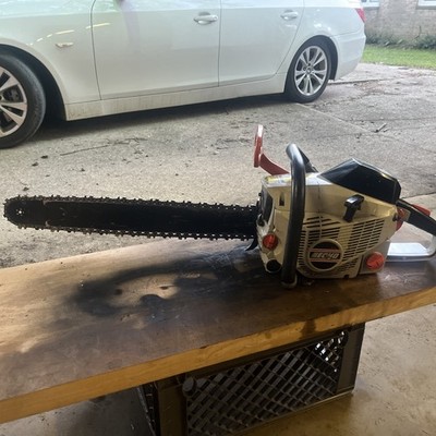 Running ready to cut Echo Cs 670 24 in bar and chain OEM Saw In Very Clean Cond.