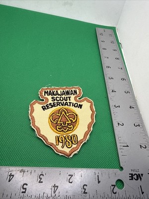 Camp Ma-Ka-Ja-Wan Reservation 1980 Illinois BSA Boy Scout Patch 32B-1758G