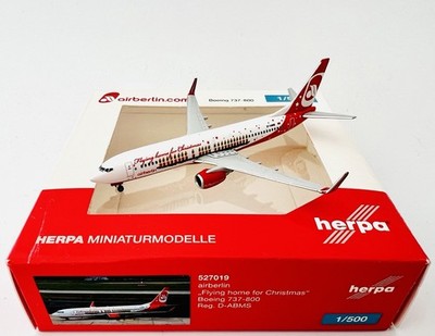 Herpa Wings 1:500 527019 Airberlin B737-800 D-ABMS  Flying Home for Christmas 