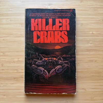 RARE Killer Crabs Guy N Smith 1979 1st Signet Print Paperbacks from Hell Horror