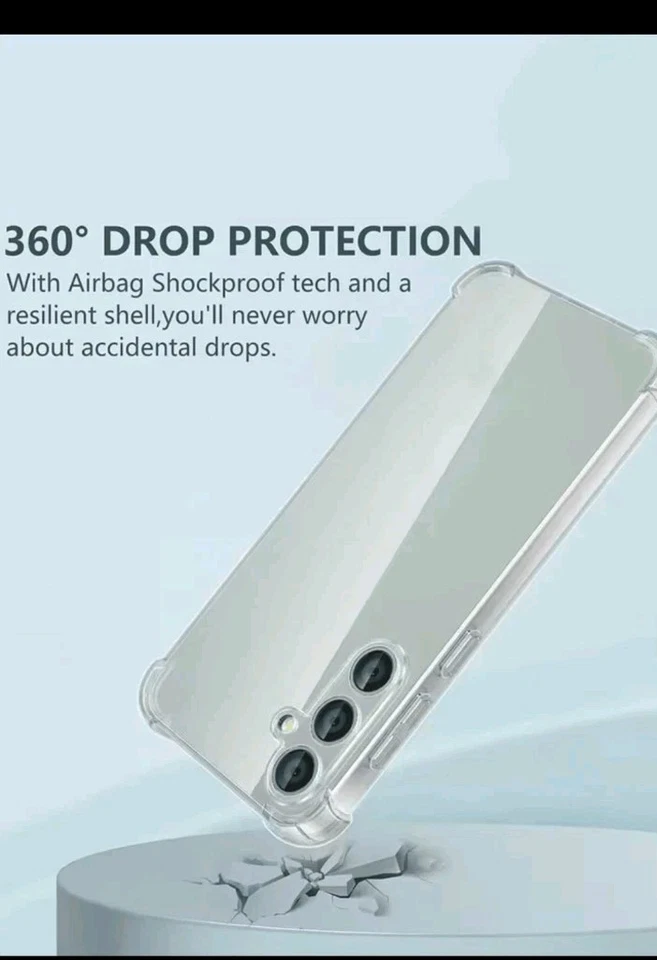 Set di 2 Pellicole, E custodia protettive compatibili con Galaxy A50. Ott Qualit - Immagine 2 di 4