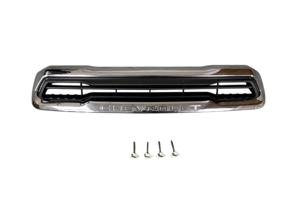 NEW 2024-2025 Chevy Silverado 2500-3500HD front upper hood vent CHROME 85642275 - Image 2 of 4