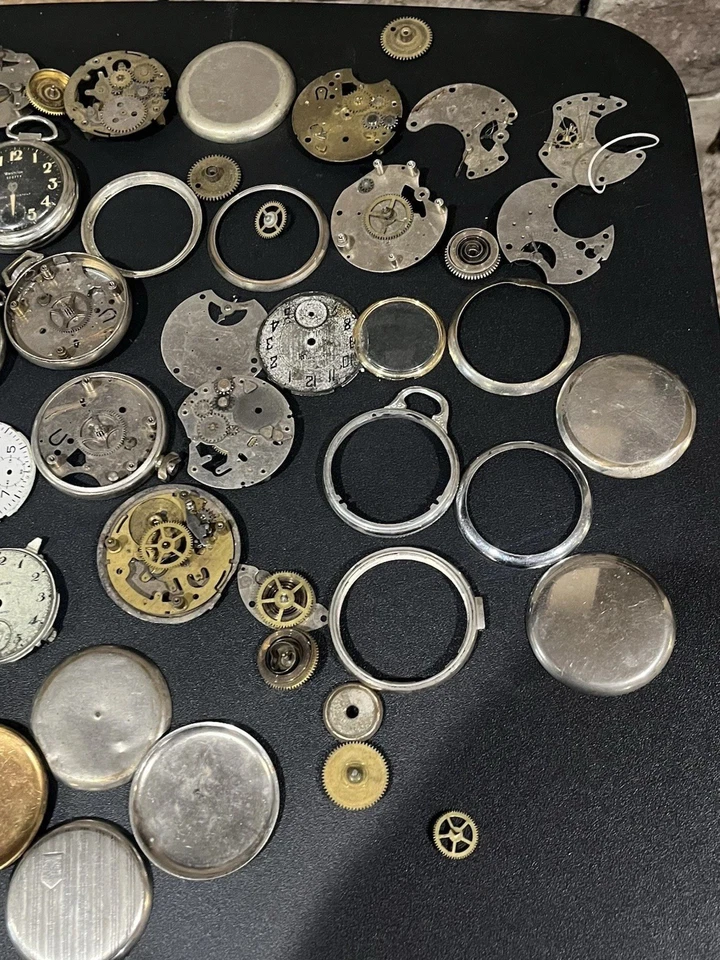 VINTAGE POCKET WATCH PARTS LOT  - NON WORKING - Image 4 of 4