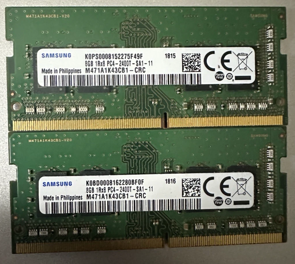 PC4-19200 (DDR4-2400) Bus Speed SO-DIMM Computer Memory (RAM) 16
