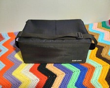 Vintage CASE LOGIC Black Double Sided Carrying Case Cassette Tapes Holds 60 