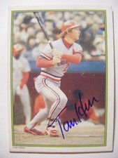 TOM HERR signed CARDINALS 1986 Topps All Star Collectors Set baseball card AUTO