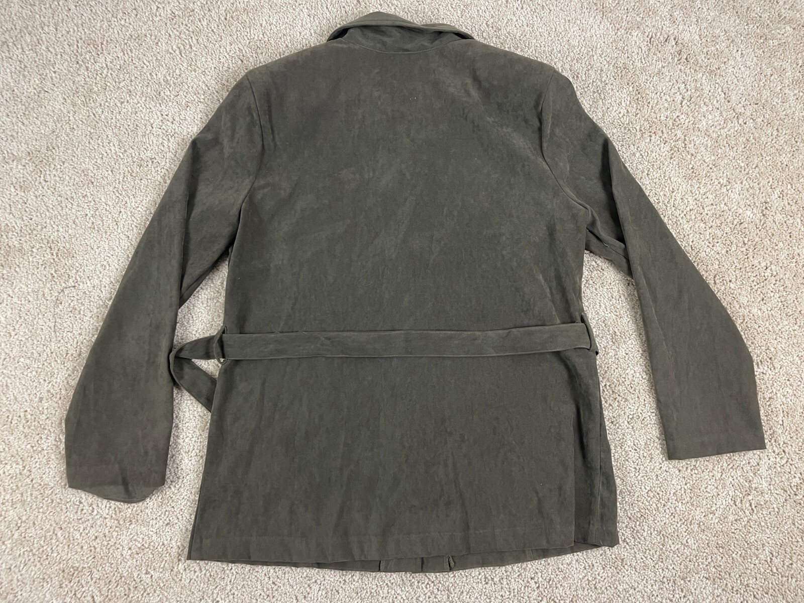 Clio Basic Jacket Womens Medium Collared Button U… - image 2