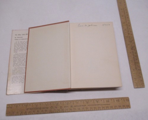 TO STILL LIVE ON - A Novel - Tom Ray - hardback BOOK with DUST JACKET - Picture 4 of 10