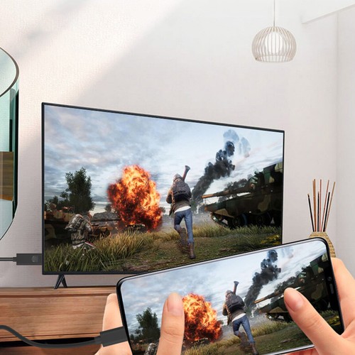 6ft USB C Type-C to HDMI Cable 4K 30Hz Compatible with Macbook Tablet Smartphone - Zdjęcie 4 z 9