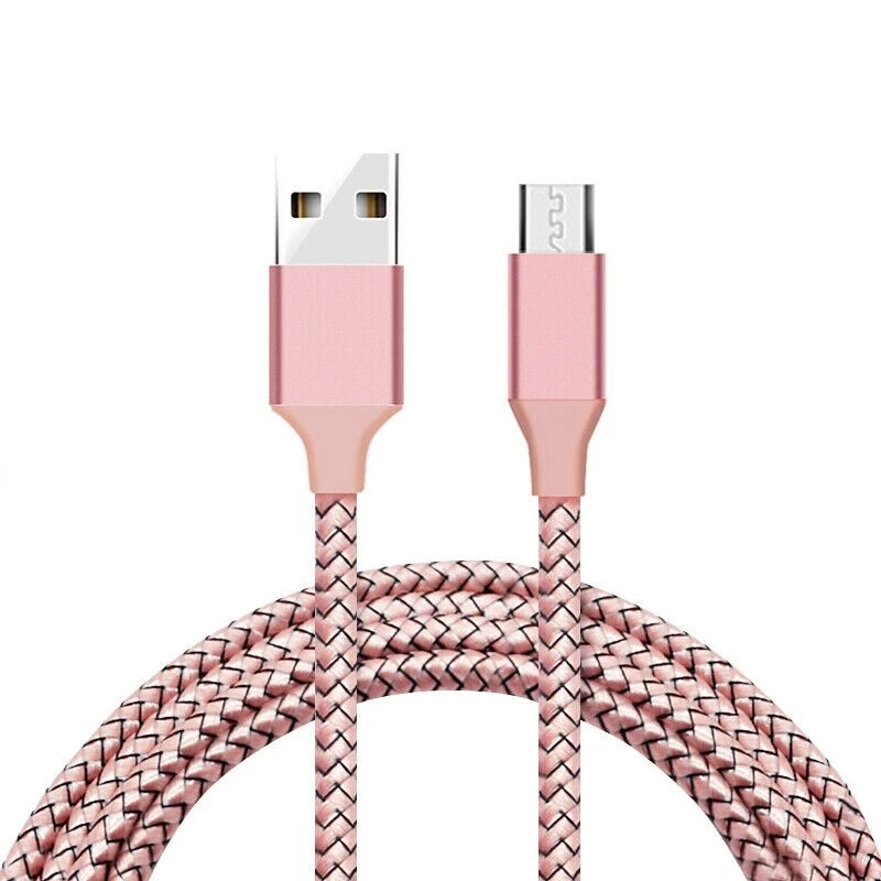 Cable de microcarga y sincronización de datos trenzado Dragon de alta calidad de 1 m para HTC, Motorola Foto 3 de 4